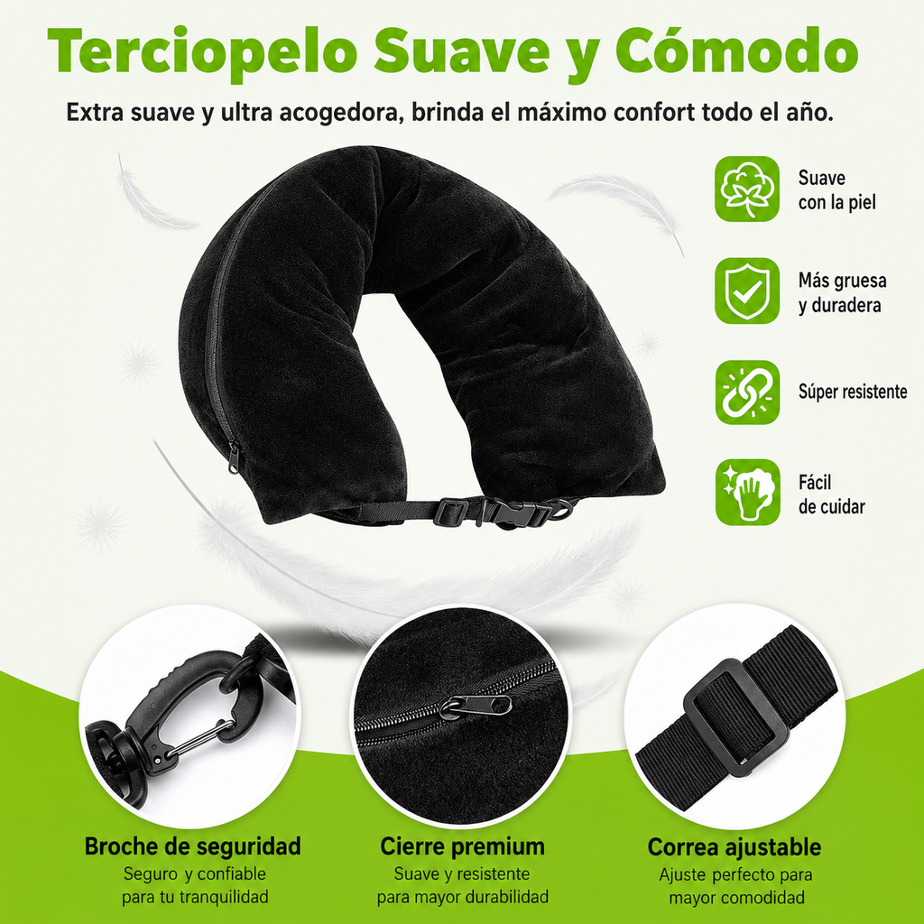 Almohada de viaje rellenable con ropa – organizador portátil de equipaje